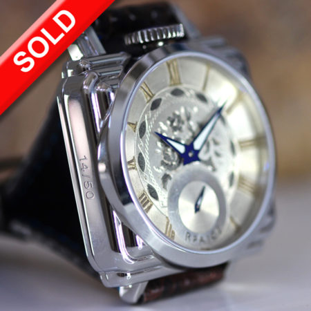 SpeakEasy with Antique Sterling and Gold Dial