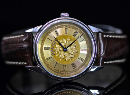 38 mm case -antique Sterling silver dial - Image 2