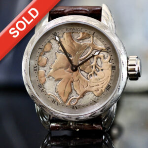 Sterling and Rose gold  antique dial