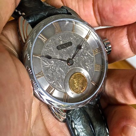 Antique Sterling and Gold dial from the 1860's - Image 4