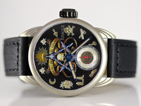 Titanium case with Fantastic Masonic Dial - Image 2