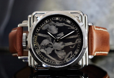 Antique Niello dial with new Hi-Tech German movement - Image 3