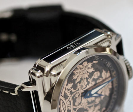 Fantastic Antique  Rose Gold and Sterling Niello dial - Image 3