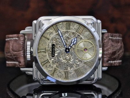 SpeakEasy with Engraved Silver and Gold Dial from 1860s - Image 5