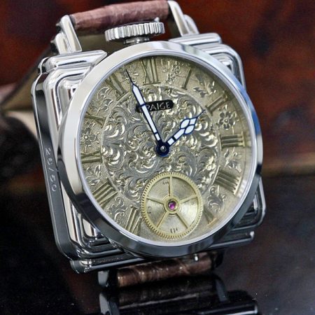 SpeakEasy with Engraved Silver and Gold Dial from 1860s - Image 4