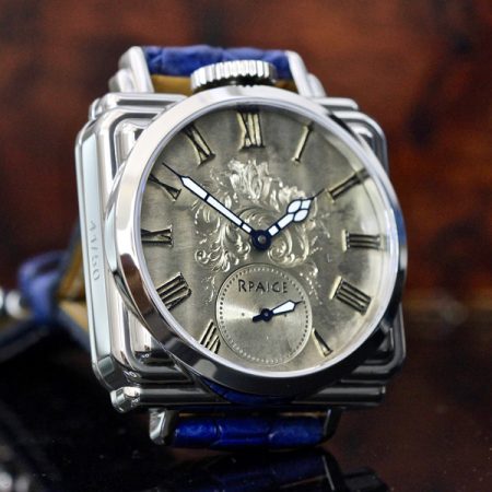 SpeakEasy with Engraved  Sterling Silver  Dial from 1860s - Image 6