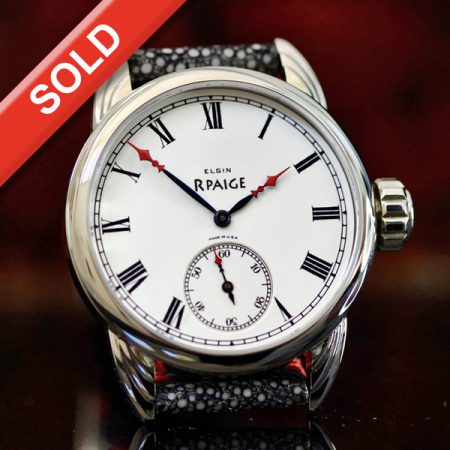 Classic Antique Enamel Dial with Roman numerals