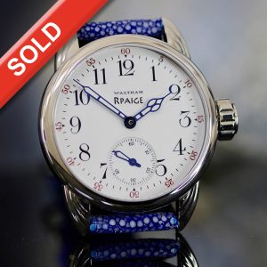 Classic Antique Enamel Dial with Arabic Numbers