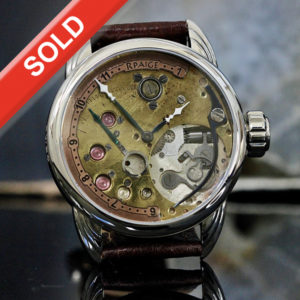 Unusual  custom "SteamPunk" dial from the 1860s