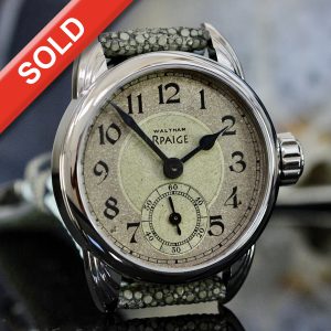 Beautiful Antique  Aged Patina Military  Dial