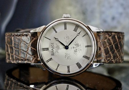 38mm Steel Watch with vintage 17 jewel movement and Antique Sterling Dial - Image 4