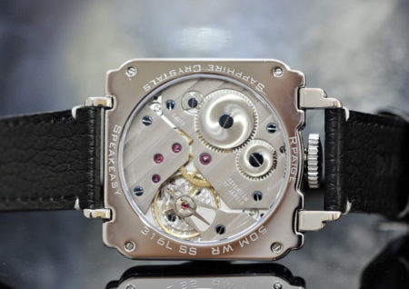 SpeakEasy with Antique Sterling and Rose Gold "Niello" Dial - Image 4
