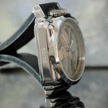 SpeakEasy with Antique Sterling and Rose Gold "Niello" Dial - Image 2