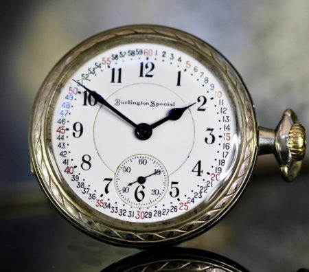 Railroad Pocket Watch with Montgomery dial - Image 4