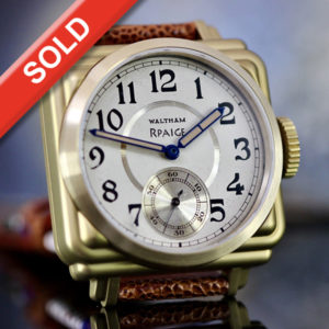 Rpaige Bronze "SpeakEasy" with Antique Dial