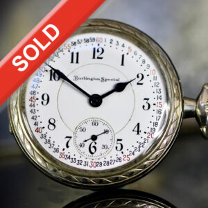Railroad Pocket Watch with Montgomery dial