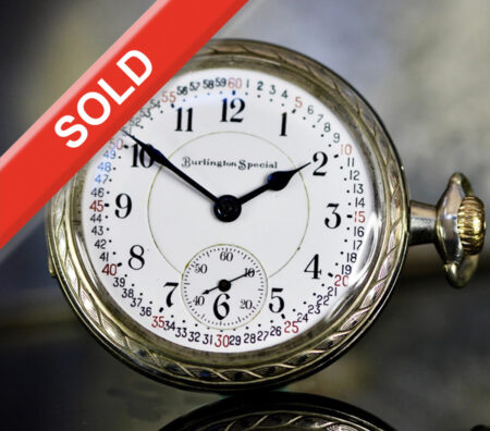 Railroad Pocket Watch with Montgomery dial
