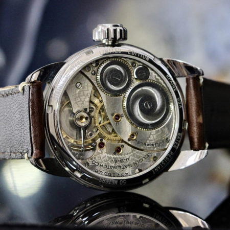 Hand Engraved Steel case Antique Sterling Engraved dial - Image 6
