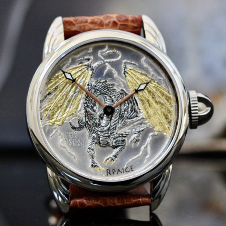 Fine Silver "Winged Dragon" Dial - Image 4
