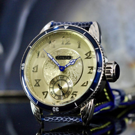 "Wrocket" Divers watch Gold/Sterling Dial - Image 4