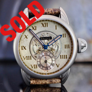 Titanium with Silver/Gold Antique Art Deco Dial