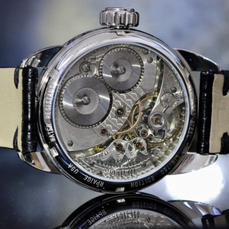 Hand Engraved Steel case -Fine Silver Dragon Dial - Image 5