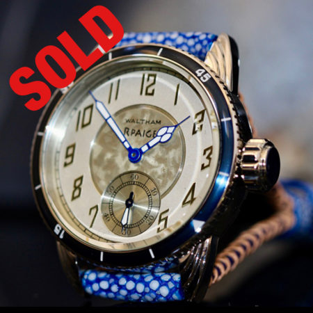 "Wrocket" Divers watch with Fantastic Antique 2-tone dial