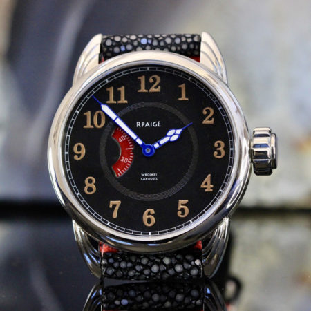 Carousel with Black dial and Rotating  Red seconds Disk - Image 4