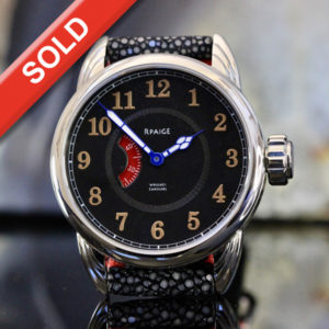 Carousel with Black dial and Rotating  Red seconds Disk