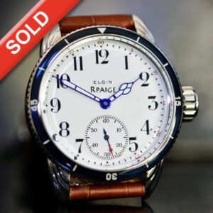 "Wrocket" Divers watch with Antique Enamel Dial