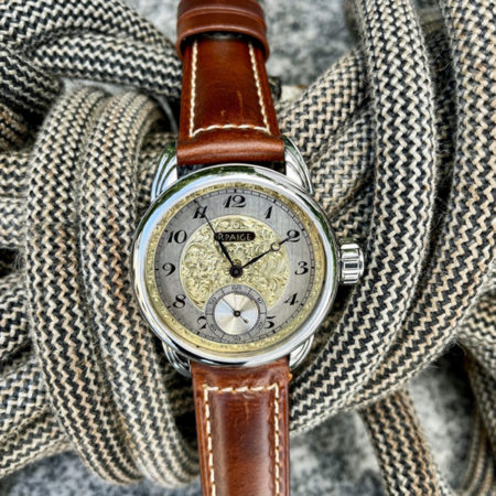 Antique Hand Engraved Sterling/Gold  Dial - Image 5