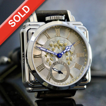 Antique Sterling and Gold Dial steel  SpeakEasy