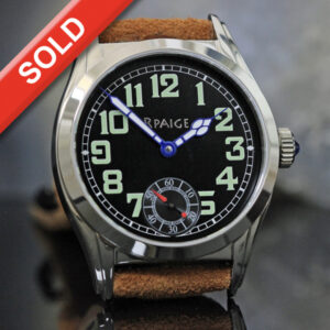 JukeBox with Military Dial and black finished Swiss Movement