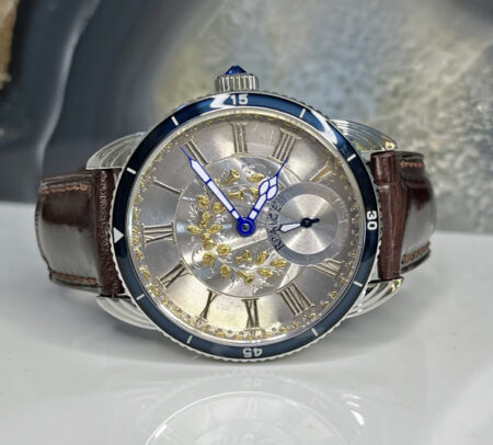 "Wrocket" Divers  - Antique Sterling silver and gold dial from 1870 - Image 3