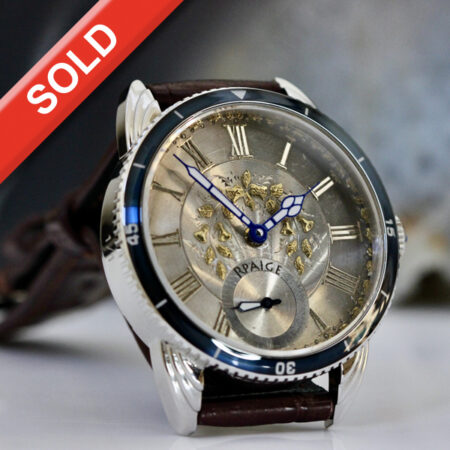 "Wrocket" Divers  - Antique Sterling silver and gold dial from 1870