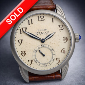 Titanium with  antique "Tropical" dial from the 1930s