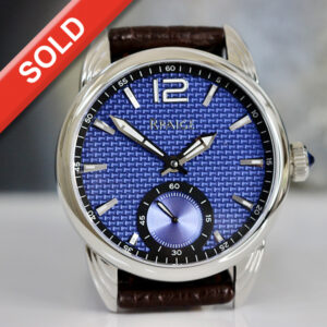 Beautiful Blue Carbon Fiber Dial