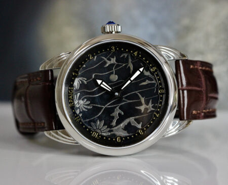 Antique Sterling  Silver  "Niello" Dial - Image 7