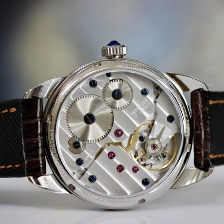 Antique Sterling  Silver  and Rose Gold  "Niello" Dial - Image 5