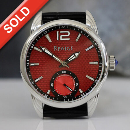 Beautiful Red Carbon Fiber Dial