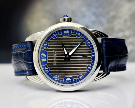 Antique Sterling  Silver  Art Deco "Niello" Dial - Image 2