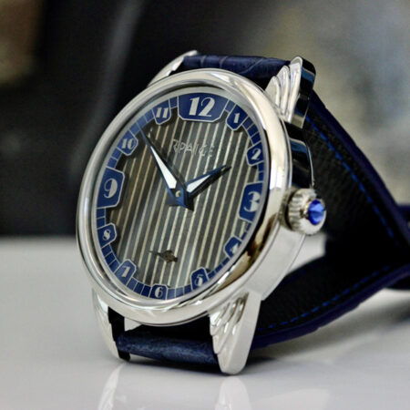 Antique Sterling  Silver  Art Deco "Niello" Dial - Image 3