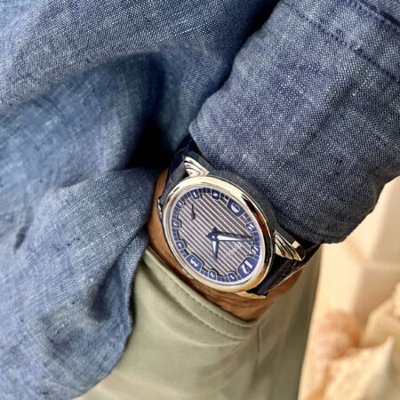 Antique Sterling  Silver  Art Deco "Niello" Dial - Image 7