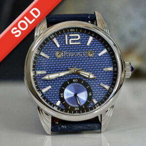 Beautiful Blue Carbon Fiber Dial