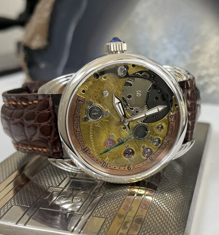Unusual  custom "SteamPunk" dial from the 1860s - Image 3