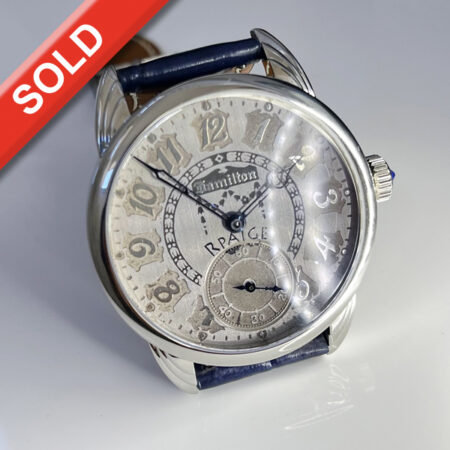 Outstanding Antique Hamilton dial - Intaglio style