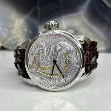 Fine Silver Dragon Dial / Diamond eye - Image 3