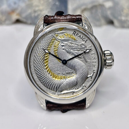Fine Silver Dragon Dial / Diamond eye - Image 4