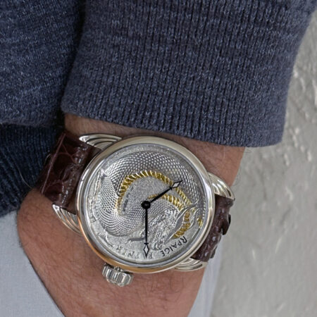 Fine Silver Dragon Dial / Diamond eye - Image 6
