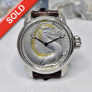 Fine Silver Dragon Dial / Diamond eye
